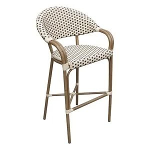 Adele Outdoor Aluminium Bistro Stool