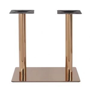 Elegant Gold Electroplate Metal Table Base