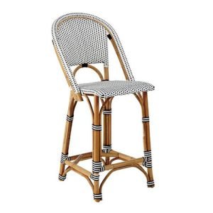 Ariel Outdoor PE Rattan Stool